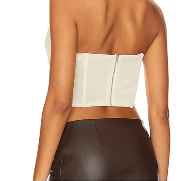 NBD Hailee Bustier Top - Ivory, Size XL 🤍 - Picture 2 of 6